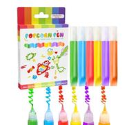 Dubbulon Stylos à Peinture - Stylo de Dessin 3D Enfant Couleurs Vibrantes,Fournitures Artistiques Lavables Amusantes pour Cartes Anniversaire
