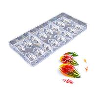 DUBENS 3D Polycarbonate Chocolat Moule 3D Olive Eau Gouttes Créatif Fondant Moules Bonbons Cake Mold Cuisine Cuisson Pâtisserie Outils