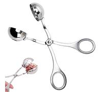 DUBENS Cake Pop Moule à Viande en Acier Inoxydable pour Faire des Boules de glaçage en Forme de Boule de Glace, Pince à épiler en Forme de Melon, Pince à moules à Viande, Pompon