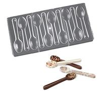 DUBENS Cuillères Moule en polycarbonate Chocolat Moule Cuisine Accessoires Pâtisserie Bonbons Moule pour Pâtisserie Gâteau Décoration Outils