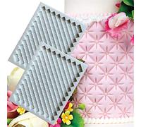 DUBENS Lot de 2 mini moules continus en silicone à haute température pour décoration de gâteau fondant époxy