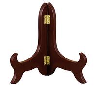 DUBENS Support en bois pour assiettes, support pour livre et livres, support de livre, support pour écran universel présentoir, support universel 20,3 cm