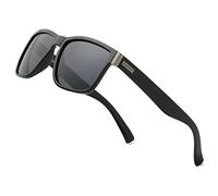 Dubery D518 Lunettes de soleil polarisées vintage pour homme et femme rétro carrées