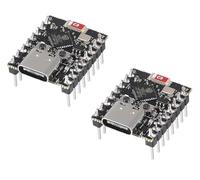 DUBEUYEW 2 Pack ESP32-C3 Carte de Développement Mini ESP32 C3 Super Mini Prend en Charge Le WiFi et Le Bluetooth Compatible avec Arduino (soudé)