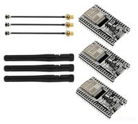 DUBEUYEW 3 Pack ESP32-WROOM-32U ESP32 DevKitC V4 avec Kit d'Antennes