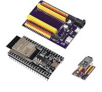 DUBEUYEW ESP32 ESP32-WROOM-32D CP2102 ESP32 Devkit V4 Module 2,4 GHz Double Mode WiFi + Bluetooth Processeur de Microcontrôleur Double Cœur, avec Une Carte de Dérivation