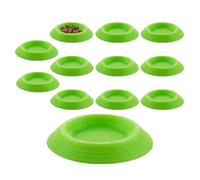 Dubia Gamelle pour cafards - Mini gamelle en ABS | 3,4 x 2,6 cm Plateau de nourriture multicolore pour petits animaux de compagnie | Parfait pour une utilisation dans le terrarium avec cloportes et