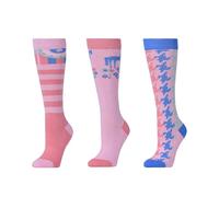 Dublin - Chaussettes hautes d´équitation motif/style Carnaval - Enfant (WB2375)