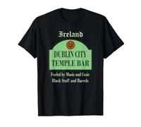 Dublin Irlande Panneau de Pub Design Temple Bar Souvenir T-Shirt
