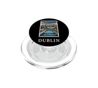 Dublin, Irlande, River Liffey, œuvre d'art Celtique de Voyage Vintage PopSockets PopGrip pour MagSafe