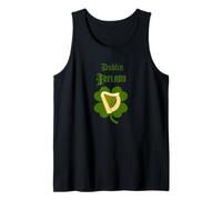 Dublin Irlande Souvenir avec Harpe Celtique et trèfle Débardeur