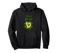 Dublin Irlande Souvenir avec Harpe Celtique et trèfle Sweat à Capuche