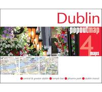 Dublin PopOut Map - pocket size, pop up map of Dublin city centre