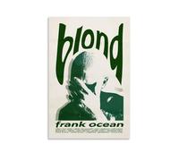 Duboueu Frank Poster Ocean Music Album Rétro Blond Vintage Couverture pour chambre, Art mural esthétique sur toile, Décoration de chambre à coucher Poster 30 x 45 cm