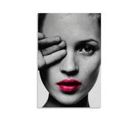Duboueu Kate Poster Moss Model Music Retro Vintage Couverture Pour Chambre, Toile de Décoration Murale Esthétique, Poster de Décoration pour Chambre à Coucher 30 x 45 cm