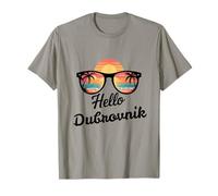 Dubrovnik Croatie Bonjour Voyage Vacances T-Shirt