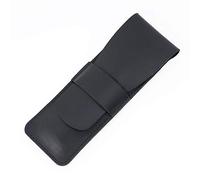 DUBTEDHOU Boîte en Cuir, Leather Pen and Pencil Case Multicolor 17x5.8cm(Noir)