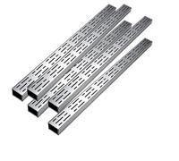 DUBTEDHOU Caniveau de Drainage en Acier Inoxydable, Couvercle de Grille vidange en Acier, Noir Argent, Plusieurs Tailles, 1 à 5 pièces(5 Pcs,1.4x1.2in/3.5X3cm)