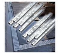 DUBTEDHOU Caniveau de Drainage en Acier Inoxydable, Drain de tranchée en Acier Inoxydable 304 100 cm, Plusieurs Tailles, 1 à 20 Paquets(10pack,20x5cm(7.9x2.0in))