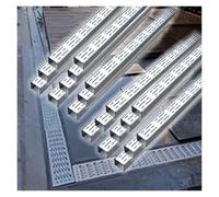 DUBTEDHOU Caniveau de Drainage en Acier Inoxydable, Drain de tranchée en Acier Inoxydable 304 100 cm, Plusieurs Tailles, 1 à 20 Paquets(20pack,3.5x3cm(1.4x1.2in))