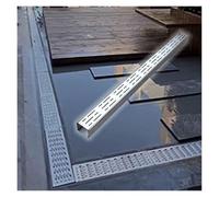 DUBTEDHOU Caniveau de Drainage en Acier Inoxydable, Drain de tranchée en Acier Inoxydable 304 100 cm, Plusieurs Tailles, 1 à 20 Paquets(1pack,15x4cm(5.9x1.6in))
