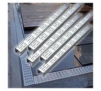 DUBTEDHOU Caniveau de Drainage en Acier Inoxydable, Drain de tranchée en Acier Inoxydable 304 100 cm, Plusieurs Tailles, 1 à 20 Paquets(5pack,15x4cm(5.9x1.6in))
