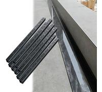 DUBTEDHOU Caniveau de Drainage en Acier Inoxydable, Grille de Canal Drainage en Acier Inoxydable, Plusieurs Tailles, Installation Facile, extérieur(9pcs,3.5x3cm/1.4x1.2'')