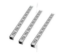 DUBTEDHOU Caniveau de Drainage en Acier Inoxydable, Kit de Drainage tranchée en Acier Inoxydable 304, Plusieurs Tailles(15x8cm(5.9x3.1in))