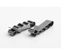 DUBTEDHOU Clips pour câbles photovoltaïques, Clips de câble Solaire SUS304 4 x 6 mm² for Gestion câbles PV, Clips Bord métalliques, 100 à 400 pièces(200 Pieces)