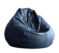 DUBTEDHOU Grand Pouf, Housse de Chaise Pouf en Simili Cuir, sans Remplissage, 80-120cm(Color7,D120cm-empty Cover)
