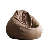 DUBTEDHOU Grand Pouf, Housse de Chaise Pouf en Simili Cuir, sans Remplissage, 80-120cm(Color8,D90cm-empty Cover)
