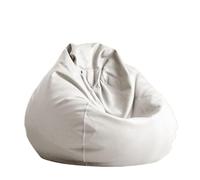 DUBTEDHOU Grand Pouf, Housse de Chaise Pouf en Simili Cuir, sans Remplissage, 80-120cm(Color9,D90cm-empty Cover)
