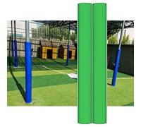 DUBTEDHOU Housses pour poteaux de Basket-Ball, Basketball Pole Pad 6 ft for 2.5-8 in Pole Multicolor Pack of 2(Green,5"(13cm) Pole)