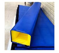 DUBTEDHOU Housses pour poteaux de Basket-Ball, Rembourrage de Poteau carré personnalisé Multicolore 3x3 à 12x12 Pouces(Blue,10.5"X10.5"(27X27CM))