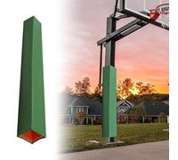 DUBTEDHOU Housses pour poteaux de Basket-Ball, Wrap de Rembourrage for poteaux 48 Pouces for poteaux carrés 2x2 à 12x12 Pouces Multicolore(Green,10"x10" (25x25cm))