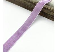 DUBTEDHOU Le Ruban de Velours, Ruban de Velours Multicolore 6-38 mm Décoration de fête de Mariage à Faire soi-même(14 Light Purple,6mm 5yards)