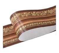 DUBTEDHOU Les bordures du papier peint se collent, Bordure adhésive for plinthe murale, multicolore, 1 x 1 cm(34)