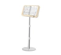 DUBTEDHOU Podium Portable sur Pied, Support de Sol réglable avec Clips for Pages 2 Couleurs H45-142cm(Color 2,H60-110CM)