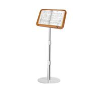 DUBTEDHOU Podium Portable sur Pied, Support de Sol réglable avec Clips for Pages 2 Couleurs H45-142cm(Color 1,H70-142CM)