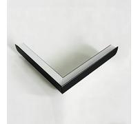 DUBTEDHOU Profilé en aluminium pour LED, Canal diffuseur de bande lumineuse LED en aluminium à montage en surface, plusieurs tailles(Outer Corner)