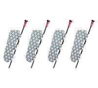 DUBTEDHOU Support de réflecteur de Rayon de Roue de vélo, Réflecteurs de sécurité à Clipser for Rayons de Roue de vélo, 5,85 x 2,25 cm, Lot de 4 ou 8 pièces(8pcs)