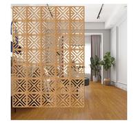 DUBTEDHOU Suspendre Les Panneaux d'écran en Bois Massif, Cloisons suspendues en Bois et Plastique, Plusieurs quantités, Naturel(Natural-b,70Pcs)