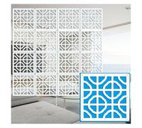 DUBTEDHOU Suspendre Les Panneaux d'écran en Bois Massif, Panneau de séparation Suspendu en Bois et Plastique Naturel 29 x 29 cm/39 x 39 cm, Lot de 12 à 100 Panneaux(39x39cm,60Pcs)