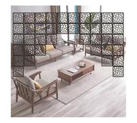 DUBTEDHOU Suspendre Les Panneaux d'écran en Bois Massif, Panneaux de séparation Suspendus 29 x 29 cm, épaisseur 5 mm, Multicolores, Lots Multiples(Black,27Pcs)