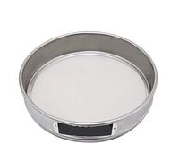 DUBTEDHOU Tamis de Laboratoire, Tamis de Test en Acier Inoxydable, diamètre Farine 20cm, 10-200 Mailles, Cadre poinçonnage Double Couche(20)