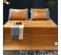 DUBTEDHOU Tapis de Sol d'été, Matelas rafraîchissant Double Face en Bambou, Herbe glacée, Respirant, Pliable, Plusieurs Tailles, été(80x185cm)