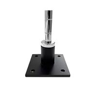 DUBTEDHOU Un Panneau de Drapeau Mural, Base Murale for mât de Drapeau de Plage et de Plumes for publicité et événements extérieurs(90 Degree)