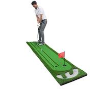 DUBTEDHOU Un Tapis de Jeu de Golf intérieur/extérieur Port Golf Putting Mat Artificial Grass 0.5-0.75x3m(Style 3-0.75x3m)