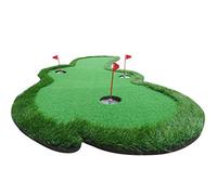 DUBTEDHOU Un Tapis de Jeu de Golf intérieur/extérieur Port Golf Putting Mat Green 80x300 cm