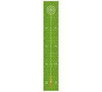DUBTEDHOU Un Tapis de Jeu de Golf intérieur/extérieur Port Golf Putting Mat with Alignment Guides Auto Ball Return 2 Holes 50x300 CM(Style3)